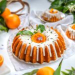 Orange bundt cake with seasonal oranges